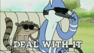 regular show,deal with it