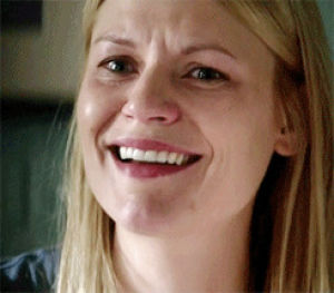 claire danes,laughing,crying,emotional