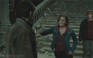 hermione granger,hermione,harry potter,harry and hermione,hug swag