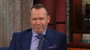 donnie wahlberg,yes,stephen colbert,ok,idk,shrug,late show,why not