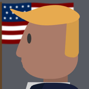 illustration,animation,lol,trump,hair,donald trump,oops,election 2016,vote,wig