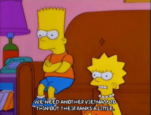 bart simpson,lisa simpson,season 7,angry,episode 18,mad,couch,living room,7x18