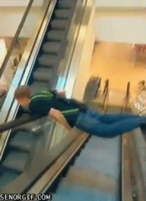 funny,fail,other,ouch,escalators