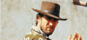 cowboy,western,tips hat,clint eastwood