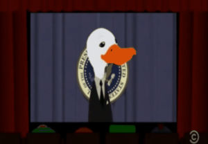 south park,president duck,aflac,duck vomit