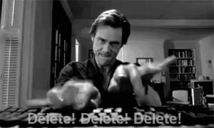 delete,edited,bruce almighty,jim carrey,black and white