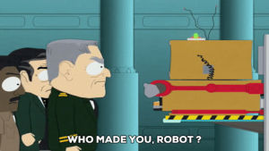 robot,wondering,asking,requested by nobody one two three