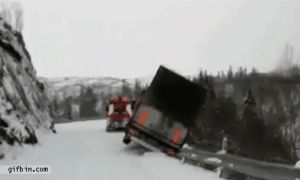 truck,driver,close call,tow,bails