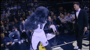 memphis grizzlies,mascot,grizz,funny,dance,basketball,nba,pony,memphis,grizzlies,in game