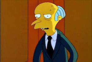 who are you,mr burns