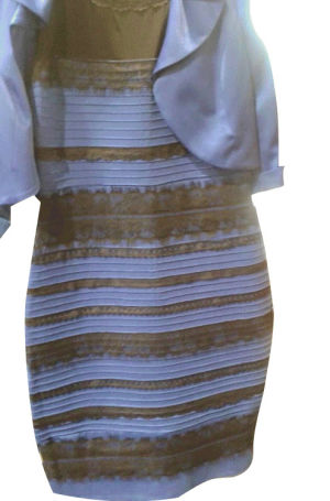 what color is the dress,dress,white and gold,blue and black