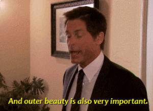parks and recreation,beauty,rob lowe,chris traeger,inner beauty,jerrys painting