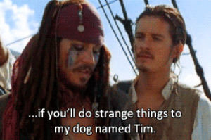 jack sparrow,talk like a pirate day,will turner,movies,happy,meme,pictures,johnny depp,bloopers,so cute,pirates of the caribbean,pirates,keira knightley,orlando bloom,trilogy,argh,on stranger tides,orly