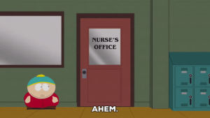 eric cartman,school,sick,nurse