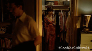 controlling,erin darke,cindy reston,what to wear,season 1,clothes,marriage,amazon video,amazon originals,lenny,closet,good girls revolt,cindy,husband and wife,andy kelso,good nite