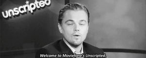 black and white,leonardo dicaprio,working,unscripted,moviefone