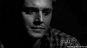 dean winchester,black and white,lovey,hot,supernatural,crying,cry,jensen ackles