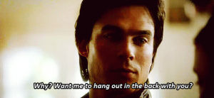 ian somerhalder,tv,damon salvatore,why,damon x elena,with you,hang out,want me