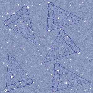 constellations,illustration,pizza,stars,sky,courtney menard