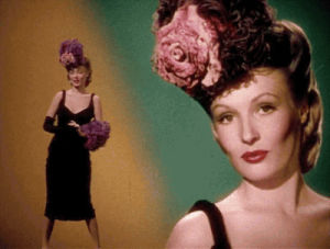 1944,fashion,vintage,hat,1940s,40s,vintage fashion,cover girl