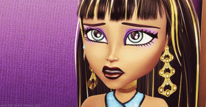 monster high,miserable,sad,upset,oh,hurt,misery,cleo de nile,feelings hurt,are you mad at me,historycryig