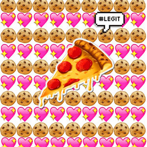 emoji,pizza,cookies,anne horel