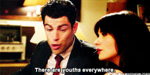 schmidt,youth,new girl,sam greenfield