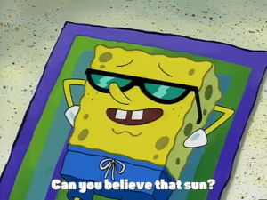 spongebob squarepants,season 3,episode 1,summer,sun,sunshine,summertime,the algaes always greener
