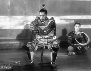 throne of blood,toshiro mifune,film,black and white,50s,isuzu yamada