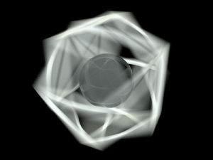 icosahedron,spinning,geometry,cinema 4d,hateplow,sphere