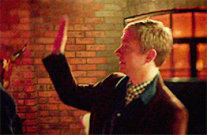 no,drunk,high five,martin freeman,faces,john watson,302,this mans face is the best