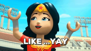 wonder woman,fake excitement,yay,sad,oh,lego,disappointed,wait what,dc super hero girls,lego dc super hero girls,legodcshg,lego dcshg,dc