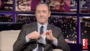 kevin spacey,chelsea handler,trolling,chelsea lately,i made these,kevin spacey s,the last one with the evil laugh is awesome,filling time,he enjoys ripping the notes of talk show hosts,i always wondered if he does that on puose to unsettle them