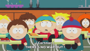 eric cartman,stan marsh,omg,kenny mccormick,butters stotch,jimmy valmer,wat,clyde donovan,kick ass