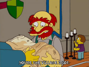 groundskeeper willie,sad,season 16,depressed,episode 21,disappointed,16x21,insulting