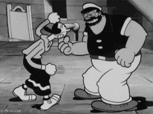 punching,punch,popeye,attack,mad,olive oyl,angry,attacking,olive,bluto