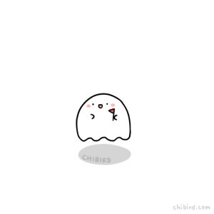 motivational,chibird,motivation,support,animation,art,ghost,asking to come inside
