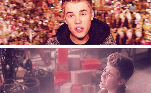 music,love,video,justin bieber,jb,believe,beliebers,exciting,i love him,oh snap,mistletoe,santa claus is coming to town