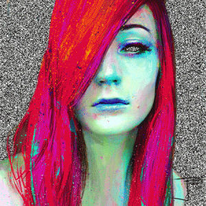 psychedelic girl,psychedelia,colorful,model,psychedelic,beautiful,acid,trip,lsd,depression,visuals,red hair,psychedelics,static,void,psychedelic art,phazed,blue hair,trippy art,superphazed,lsd art,colorful art