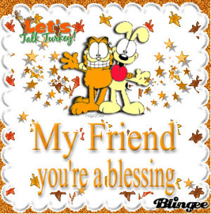 garfield,blessing,picture,thanksgiving