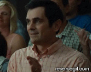 modern family,clapping,phil dunphy,shaking head