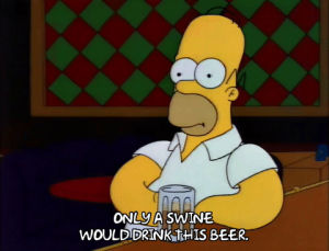 season 3,homer simpson,episode 11,beer,drunk,bar,3x11
