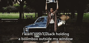 john cusack boombox,john cusack,easy a,say anything
