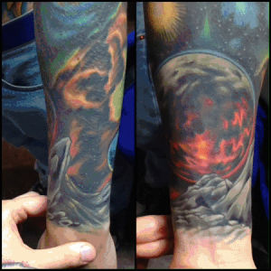tattoos,space,coverup,healed