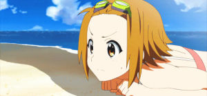 anime,cute,kawaii,beach,k on