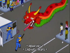 chinese dragon,episode 4,shocked,season 13,dragon,crowd,13x04