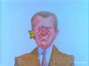 bill plympton,tv,art,television,90s,mtv,1989,1990,kelseykels,pizza thing,pizza inception