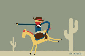 cowboy,horse,after effects,illustrator,takes no shit,molly woods,pine and clover