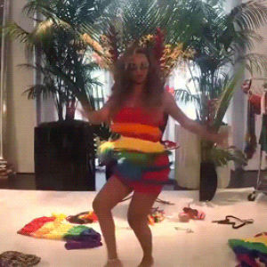 beyonce knowles,fashion,beyonce,rainbow,mtv style,lovewins,lgbt rights
