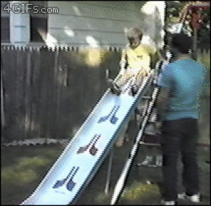 child,slide,kid fail,fail,kid,youre doing it wrong